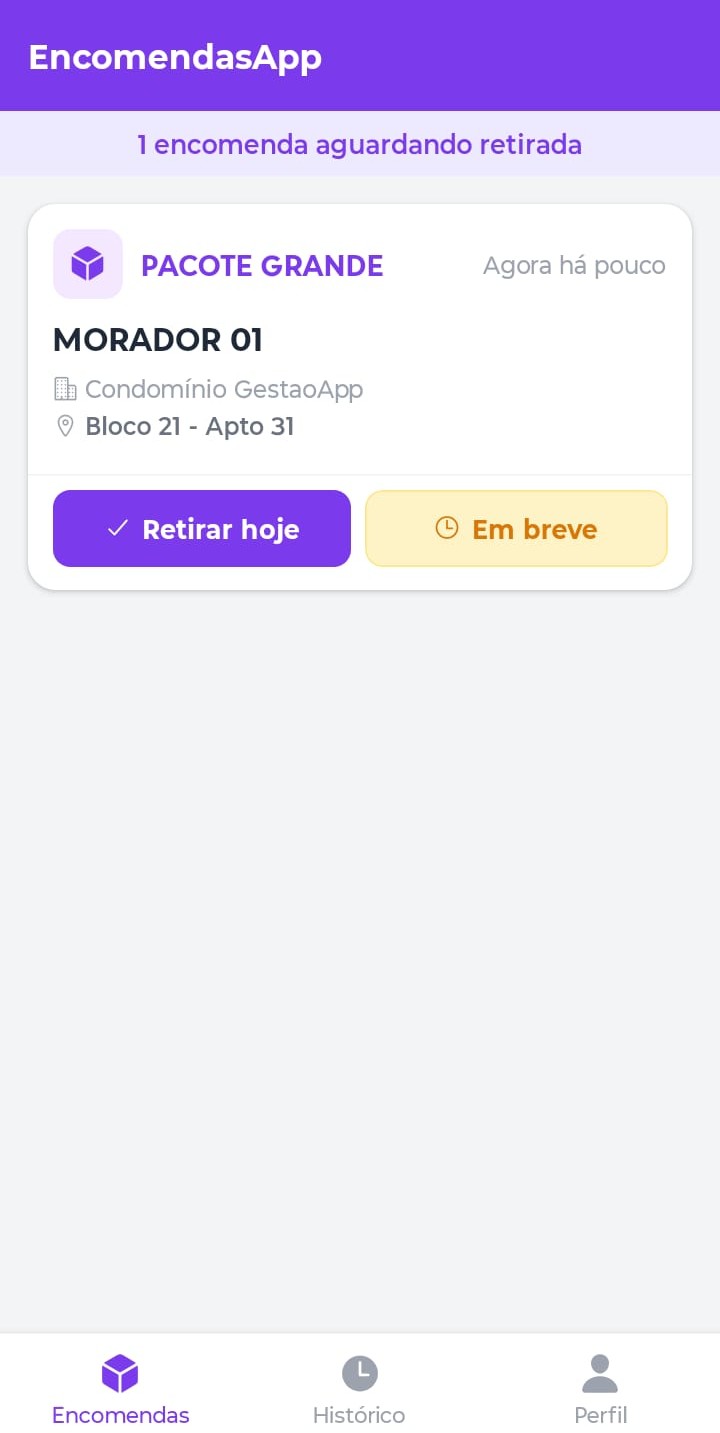 GestãoApp - Tela do Sistema 2
